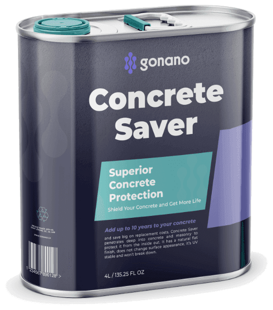 Container of the GoNano Concrete Saver treatment