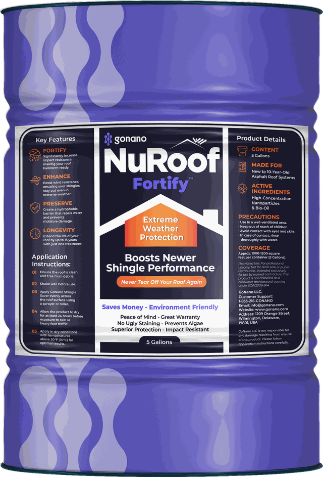 GoNano NuRoof Fortify - 5 gallon container